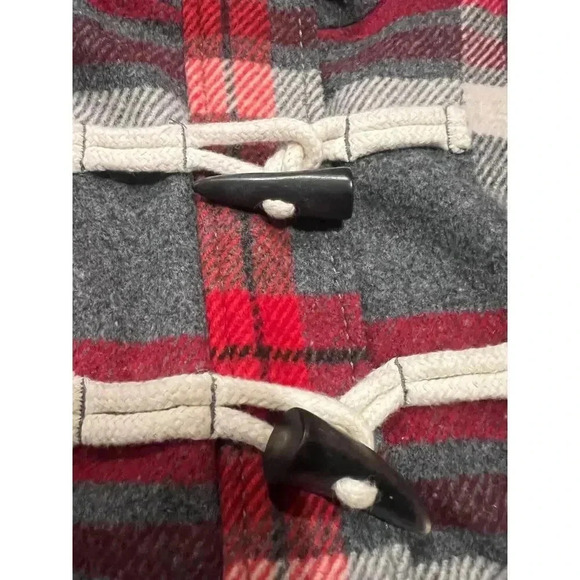 Abercrombie Girls Plaid Coat - Size Medium - Picture 3 of 7